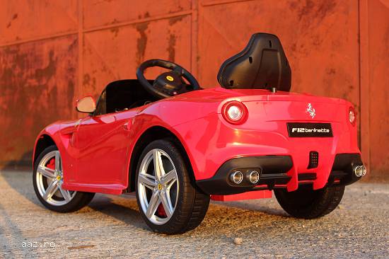 Masinuta electrica pentru copii RASTAR Ferrari F12 12V cu Telecomanda