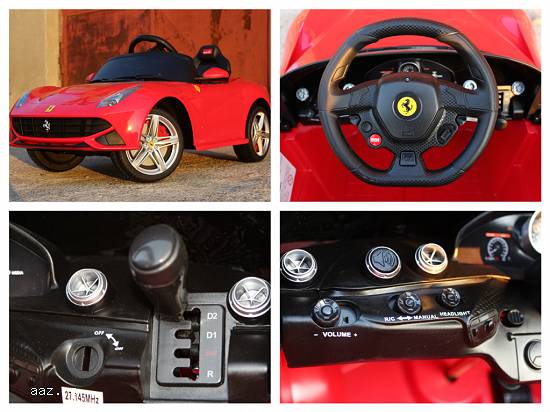 Masinuta electrica pentru copii RASTAR Ferrari F12 12V cu Telecomanda