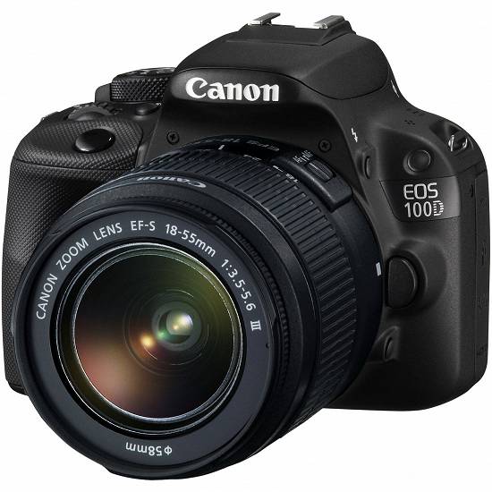 Camera foto DSLR Canon EOS 100D + Obiectiv EF-S 18-55mm DC