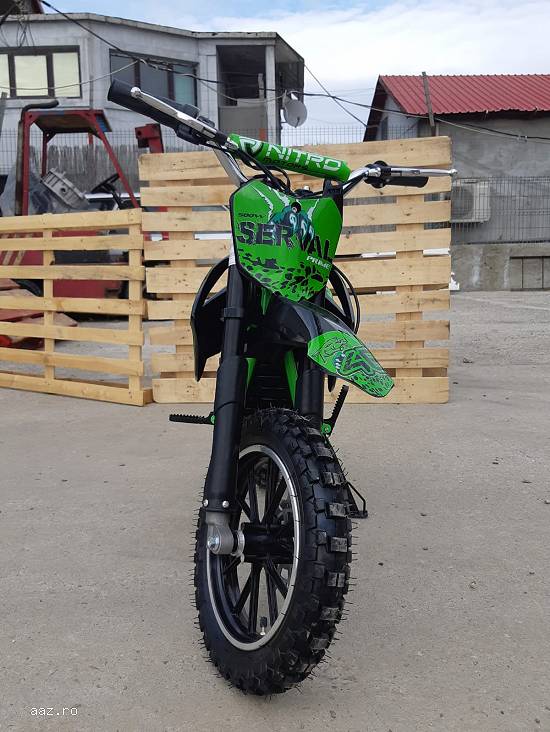 Motocicleta electric pentru copil 3- 9 ani,    NITRO Serval 500W 10/10