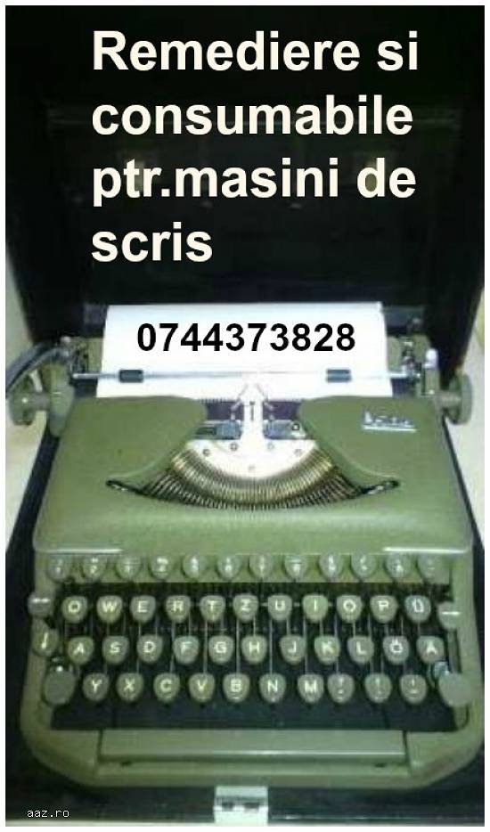 Revizie si Consumabile ptr.masini de scris