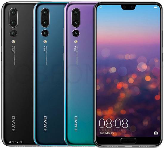 Noua Huawei P20 Pro Dual Sim 6.1 inchi CLT-L29 40MP 128GB Factory Telefon Unlocked