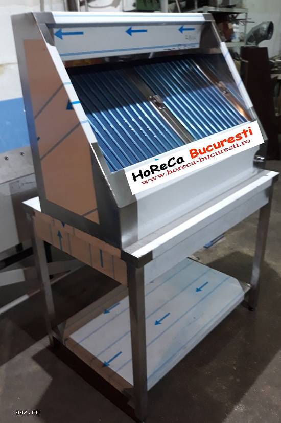 Hota inox de perete Snack-Type 1.25 m profesionala