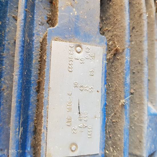 Motor electric 22 kw. Nou. 1500 turati/min