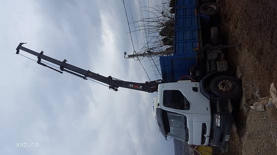 Transport cu Camion cu macara .7,    5 tone 2,    40 latime 4,    80