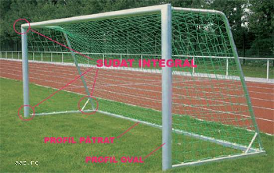Porți de fotbal 5x2m mobile