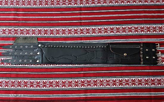 brau traditional serpar din piele