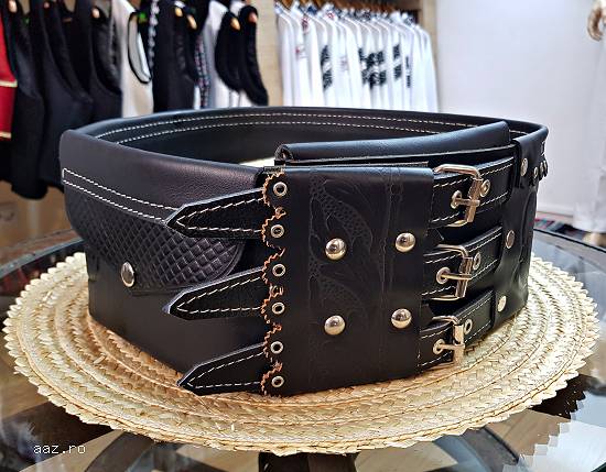 brau traditional serpar din piele