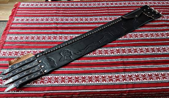 brau traditional serpar din piele