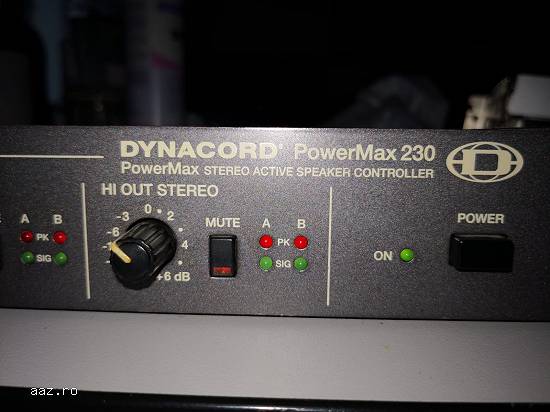 Vand Dynacord PowerMax 230 Crossover.