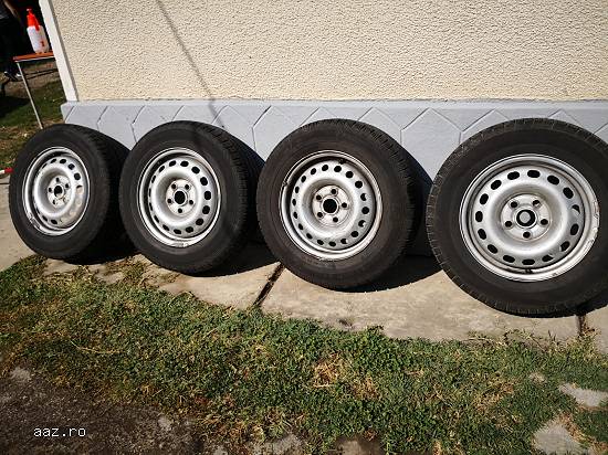 Vand 4 Roti Complete de Vara Tip C,   2017,   195/70R/15C sau 104/102R