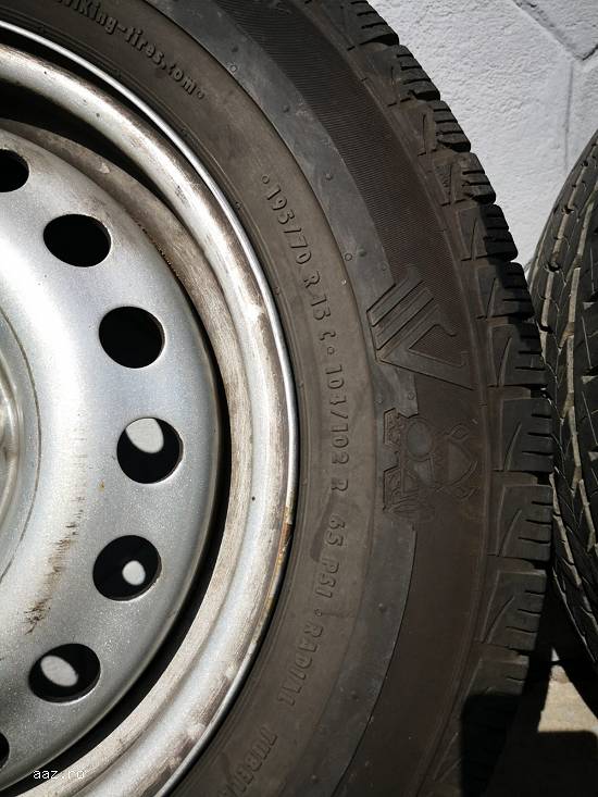 Vand 4 Roti Complete de Vara Tip C,   2017,   195/70R/15C sau 104/102R