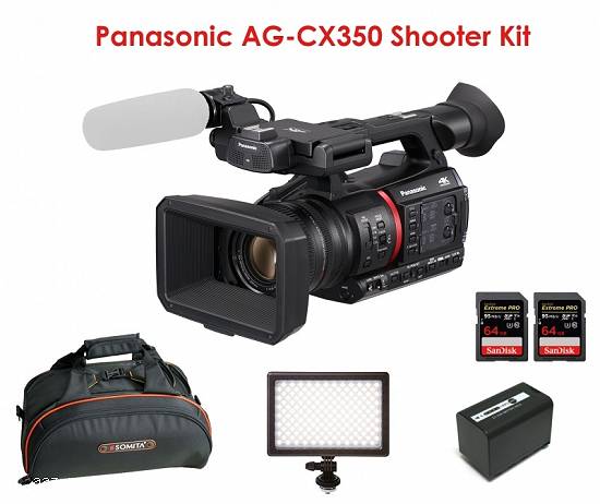 Panasonic AG-CX350 . 4K HDR Pro camcorder for ENG ,   Events,   Travel .