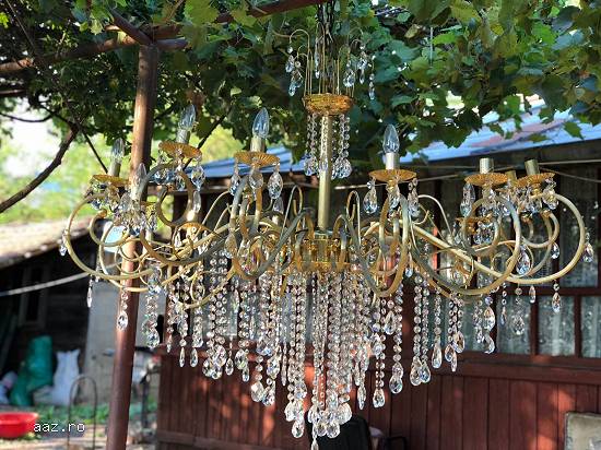 candelabre cu cristale