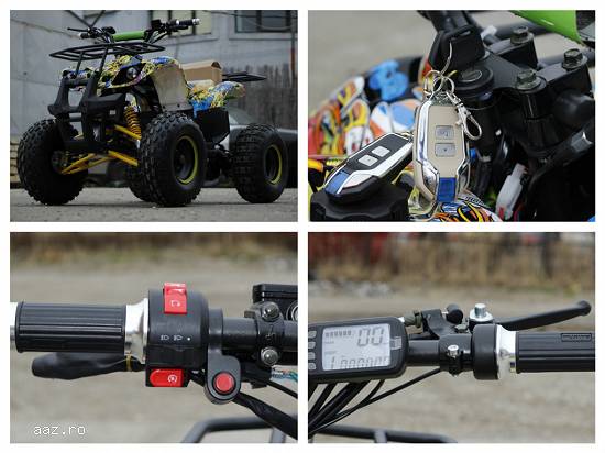 ATV Electric Nitro Toronto GRAFITI 1000W S8 48V cu Diferential si 5 Viteze