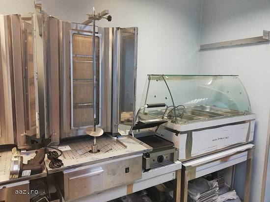 Vitrina calda inox 3 GN 1/1de banc autoservire