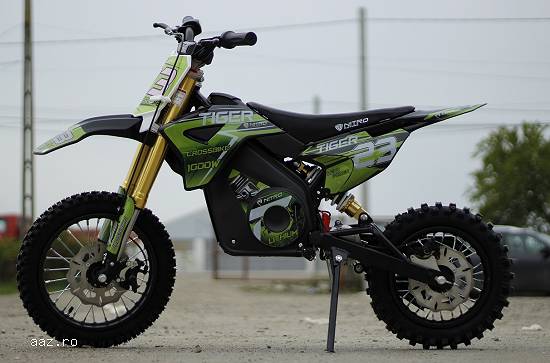 Motocicleta electrica Eco Tiger 1000W 36V 12/10