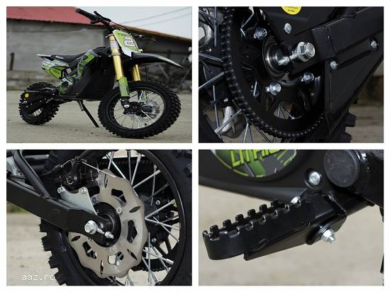 Motocicleta electrica Eco Tiger 1000W 36V 12/10