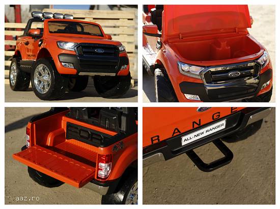 Masinuta electrica Ford Ranger 4x4 ,    4x 35W,    12V / 10Ah cu Roti MOI-Eva