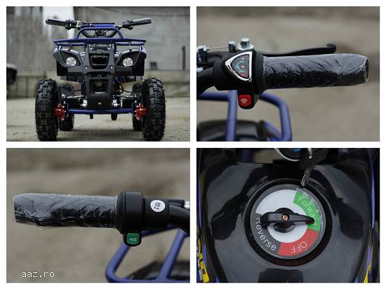 Mini ATV electric pentru copii NITRO Torino 1000W 48V  Deluxe