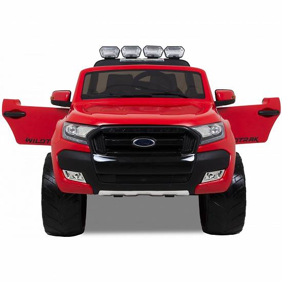 Masinuta electrica pentru 2 copii Ford Ranger 4x4 ,    4x 35W,    12V / 10Ah #Rosu