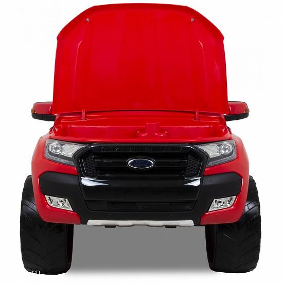 Masinuta electrica pentru 2 copii Ford Ranger 4x4 ,    4x 35W,    12V / 10Ah #Rosu