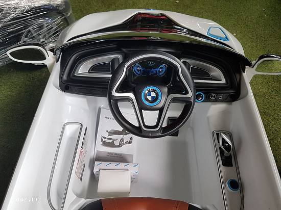 Masinuta Electrica Pentru Copii BMW i8 ALB NOU