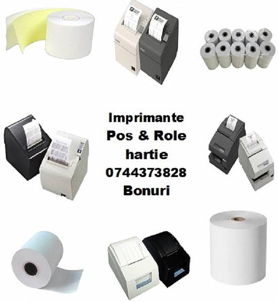 Panglici tusate si role hartie pentru imprimante bonuri si pos-uri.