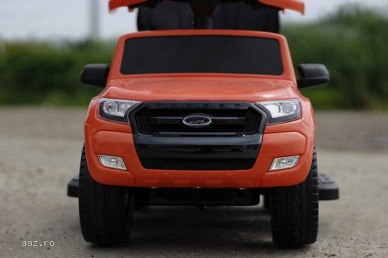 Carucior electric pentru copil 1-3 ani,    3 in 1 Ford Ranger 1x 25W 6V #Portocaliu