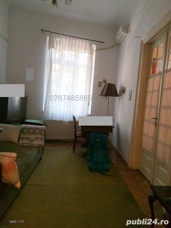 Dacia-Mihai Eminescu cu Tunari reper str.Leonida  parter de vila 3 cam. 80 mp pretabil birouri 495 E