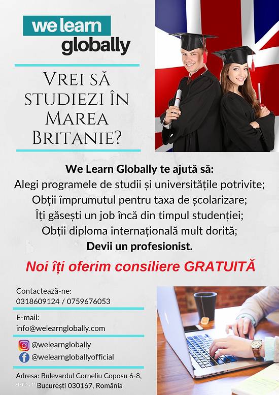 Studiaza in Marea Britanie