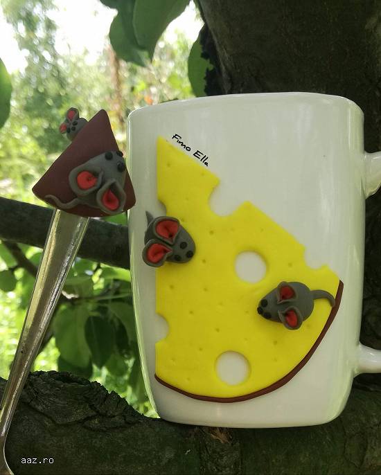 Căni ( seturi ,    tacâmuri ) și accesorii din fimo