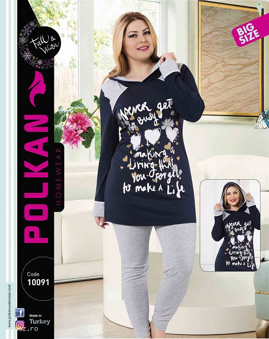 Pijamale - Compleu sport - Big size