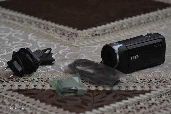 Camera video/foto Full Hd Sony HDR-CX240e,   Negru