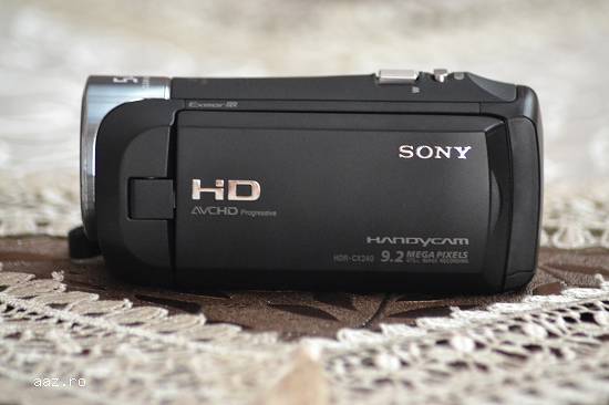 Camera video/foto Full Hd Sony HDR-CX240e,   Negru
