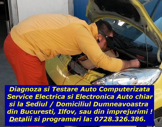 Diagnoza Auto la Domiciliu Service Bucuresti
