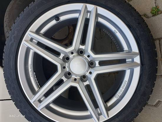 Vind set complet de jante si anvelope de iarna pentru mercedes