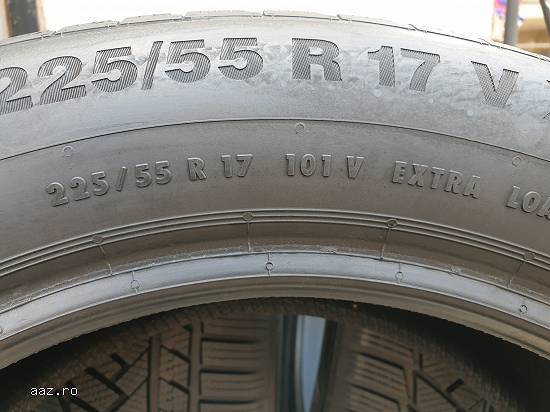 Vind patru anvelope de  iarna  continental  225 55 17