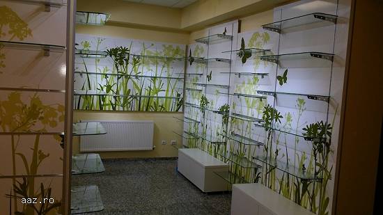 Amenajare magazin cu panouri sistem slatwall
