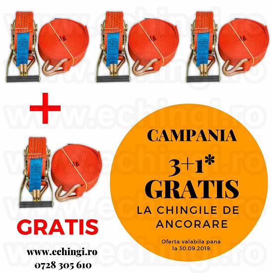 Super oferta : chingi ancorare marfa 3+1 gratis