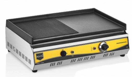 Gratar  electric placa fonta neted/striat de banc
