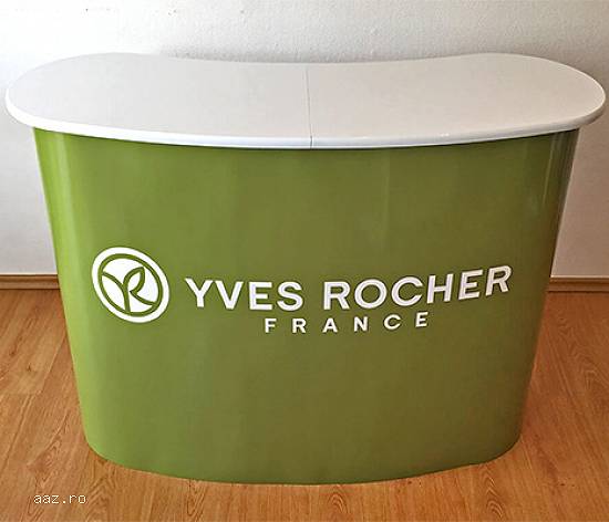 Pop-up Desk curb 2X2 + Personalizare cu Print Laminat