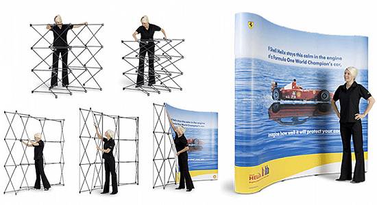 Pop-up spider curb 3X3 + Personalizare cu Print Laminat