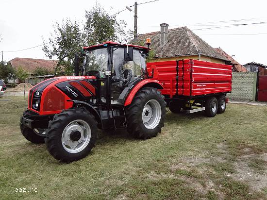 Tractor URSUS 380 IIIB + remorca HEXAGONA
