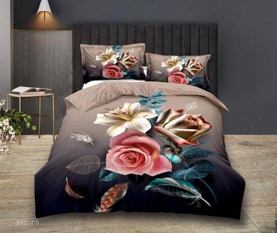 lenjerii pat 3d 1+1 gratis pret 139 lei