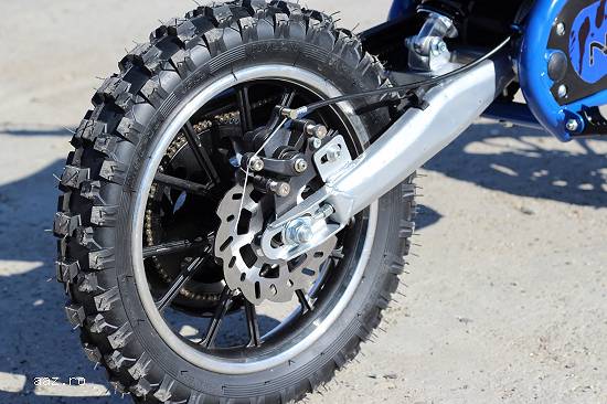 Mini motocicleta electric pentru copii nitro eco serval 500w 10/10 #albastru