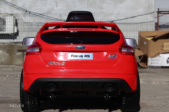 Masinuta electrica pentru copii Ford Focus RS CU ROTI MOI #Rosu