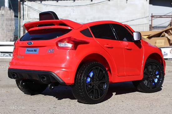 Masinuta electrica pentru copii Ford Focus RS CU ROTI MOI #Rosu
