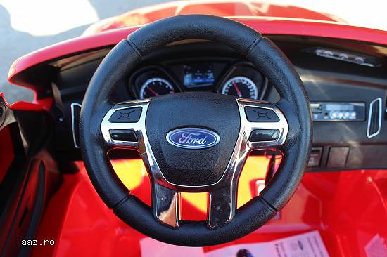 Masinuta electrica pentru copii Ford Focus RS CU ROTI MOI #Rosu