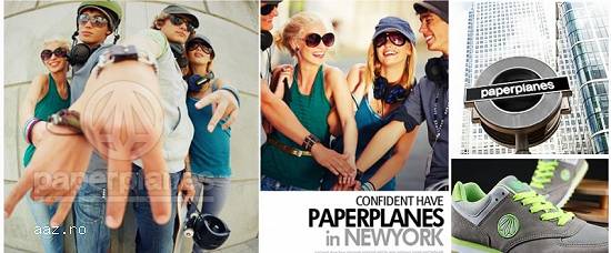 Vanzare distribuitor unic incaltaminte Paperplanes NewYork incaltaminte